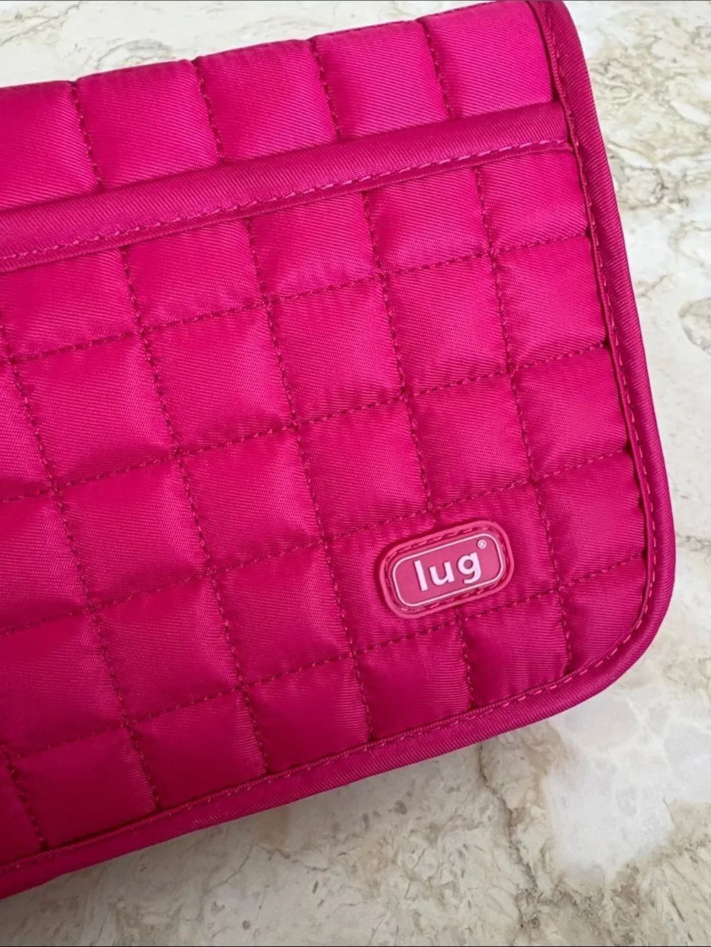 Lug Tango Travel Organizer Quilted Nylon Wallet Pink - Picture 8 of 9